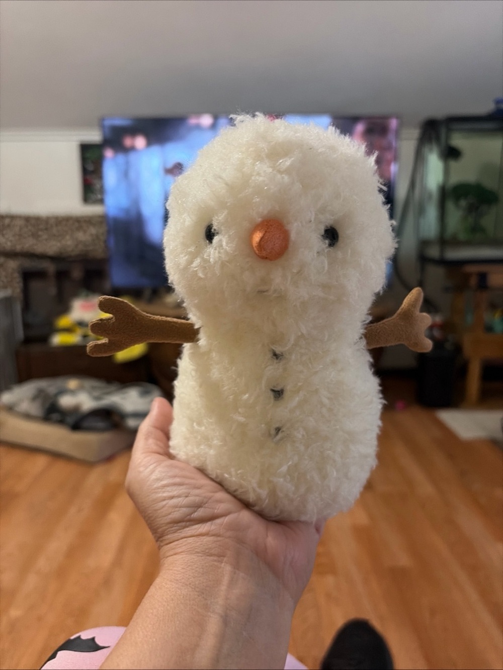 AJellyCat Plush Cream Snowman Small